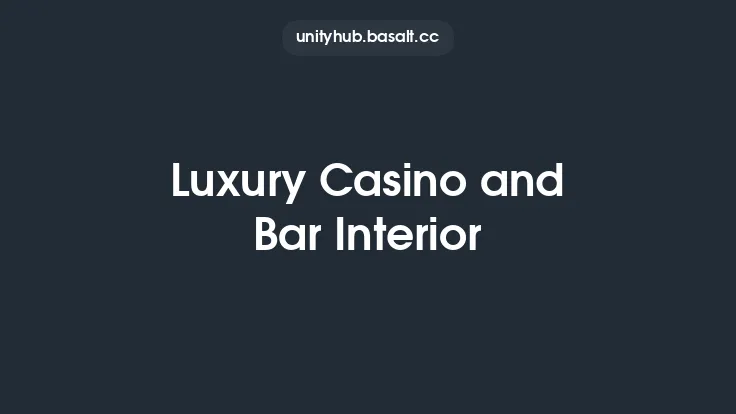 Luxury Casino and Bar Interior Thumbnail
