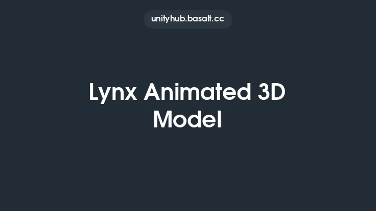 Lynx Animated 3D Model Thumbnail