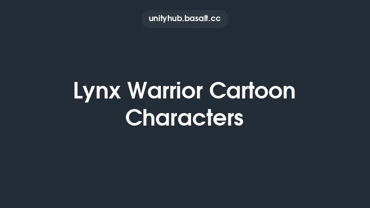 Lynx Warrior Cartoon Characters Thumbnail