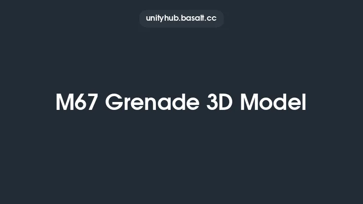 M67 Grenade 3D Model Thumbnail