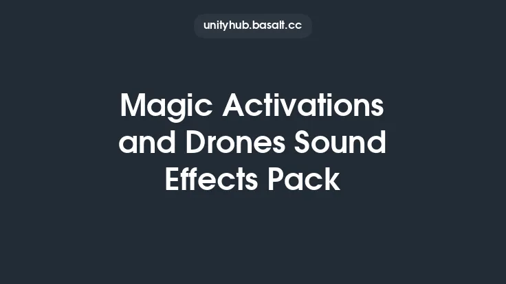 Magic Activations and Drones Sound Effects Pack Thumbnail