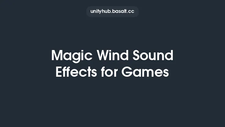 Magic Wind Sound Effects for Games Thumbnail