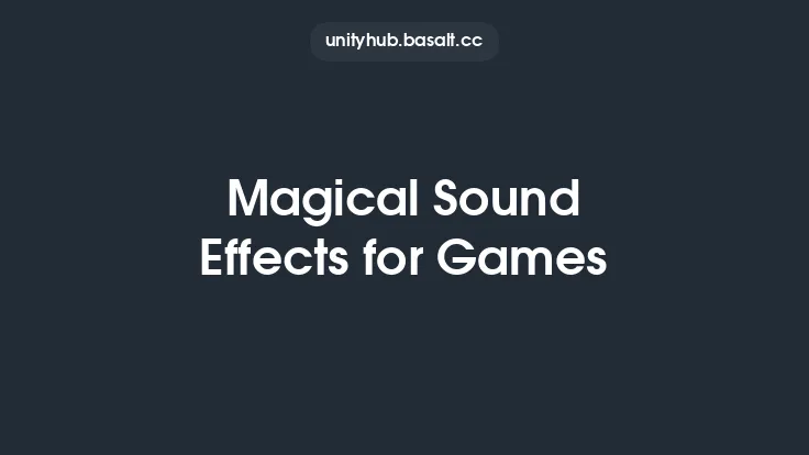 Magical Sound Effects for Games Thumbnail