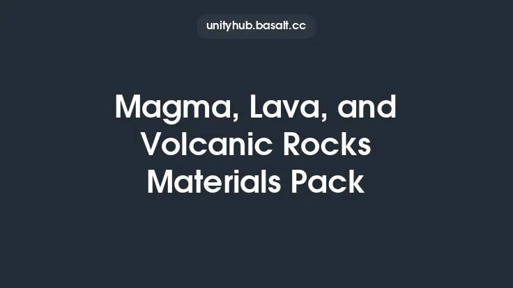 Magma, Lava, and Volcanic Rocks Materials Pack Thumbnail