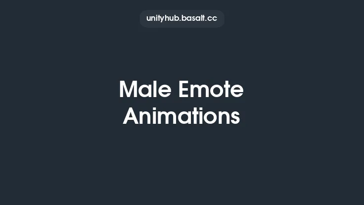 Male Emote Animations Thumbnail