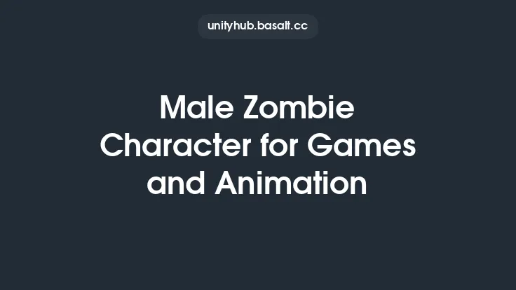 Male Zombie Character for Games and Animation Thumbnail