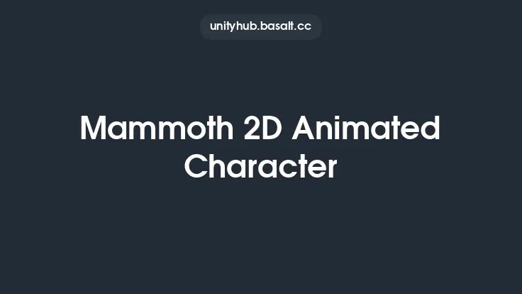 Mammoth 2D Animated Character Thumbnail