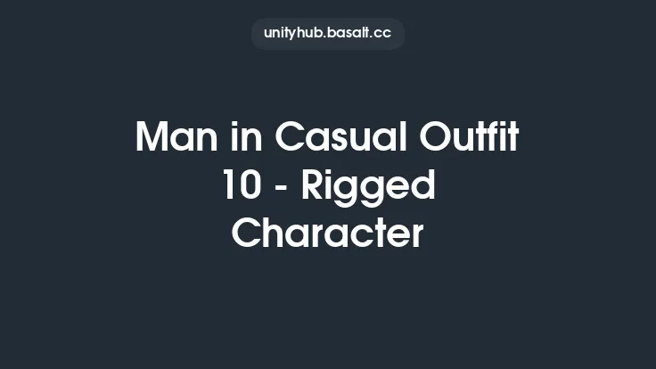 Man in Casual Outfit 10 - Rigged Character Thumbnail
