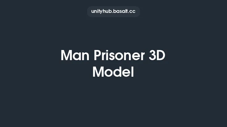 Man Prisoner 3D Model Thumbnail