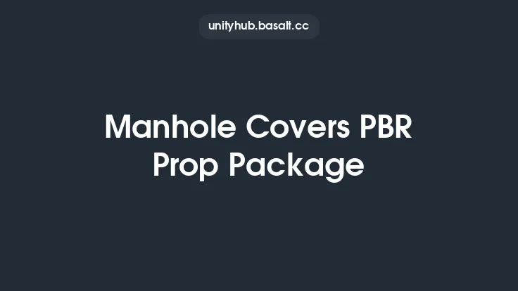 Manhole Covers PBR Prop Package Thumbnail
