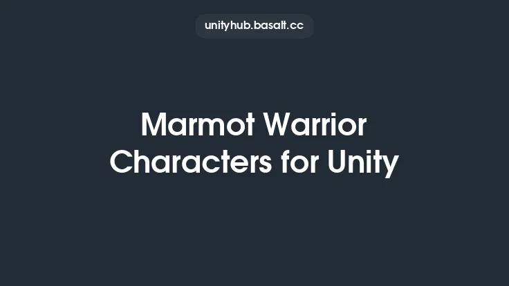 Marmot Warrior Characters for Unity Thumbnail