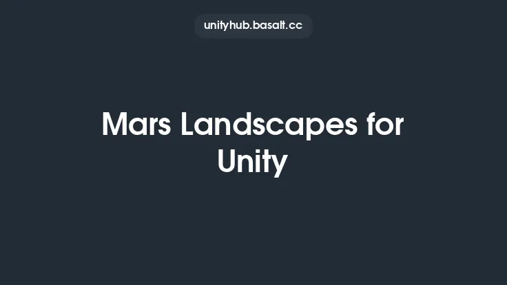 Mars Landscapes for Unity Thumbnail