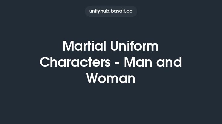 Martial Uniform Characters - Man and Woman Thumbnail