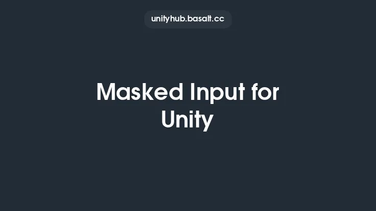 Masked Input for Unity Thumbnail