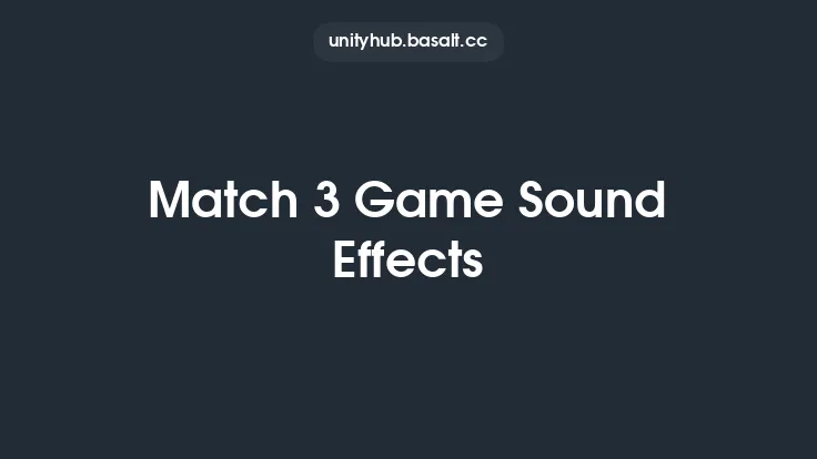 Match 3 Game Sound Effects Thumbnail