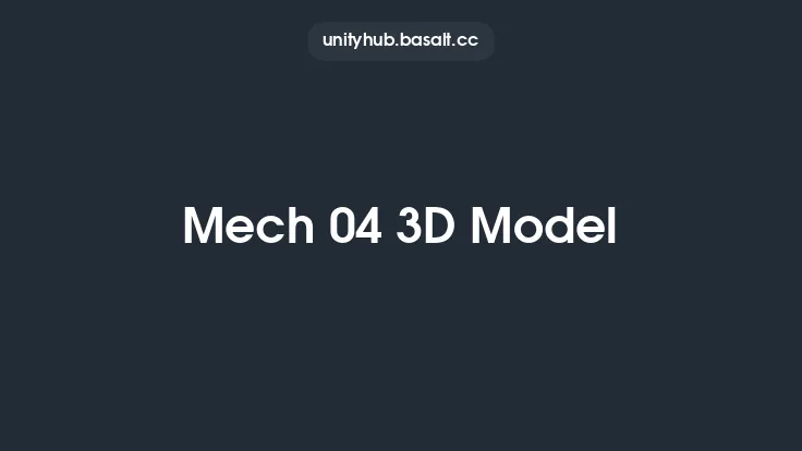 Mech 04 3D Model Thumbnail