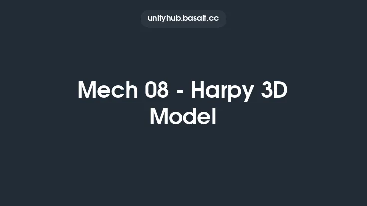 Mech 08 - Harpy 3D Model Thumbnail