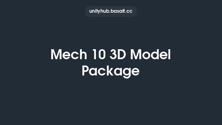 Mech 10 3D Model Package Thumbnail