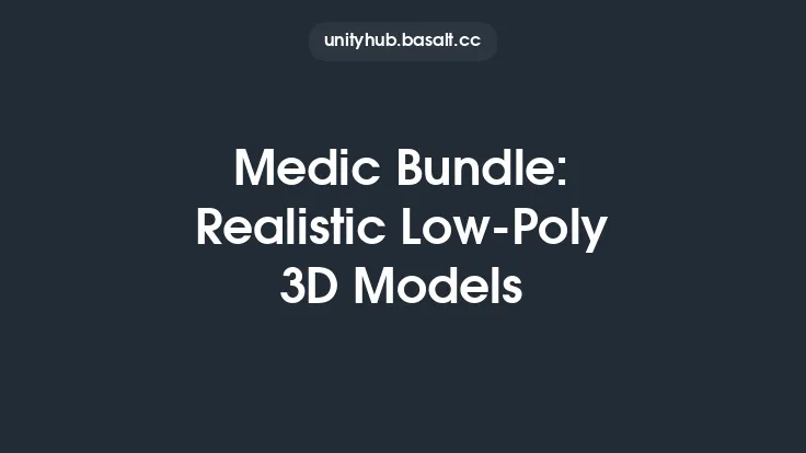 Medic Bundle: Realistic Low-Poly 3D Models Thumbnail