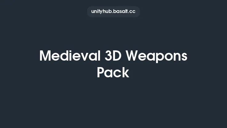 Medieval 3D Weapons Pack Thumbnail