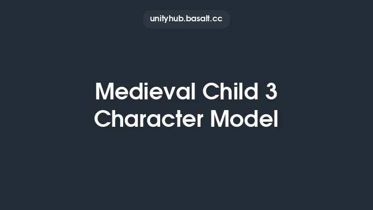 Medieval Child 3 Character Model Thumbnail