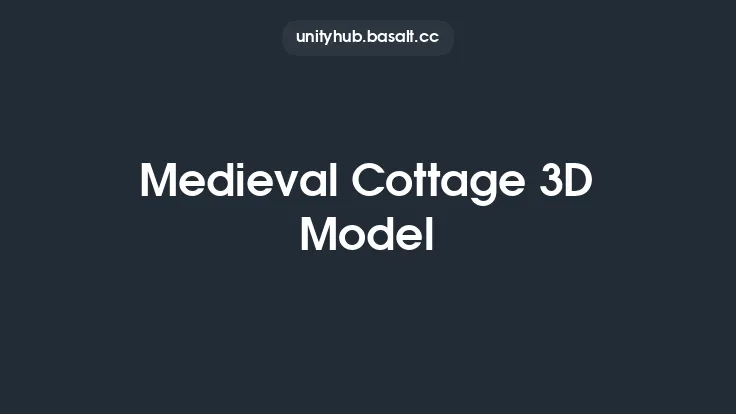 Medieval Cottage 3D Model Thumbnail