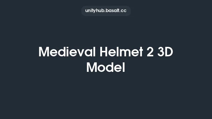 Medieval Helmet 2 3D Model Thumbnail