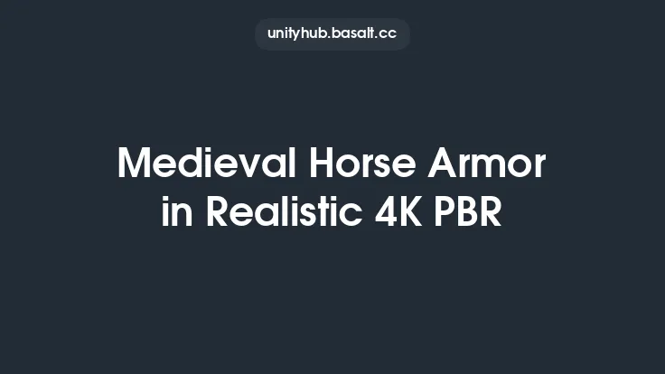 Medieval Horse Armor in Realistic 4K PBR Thumbnail