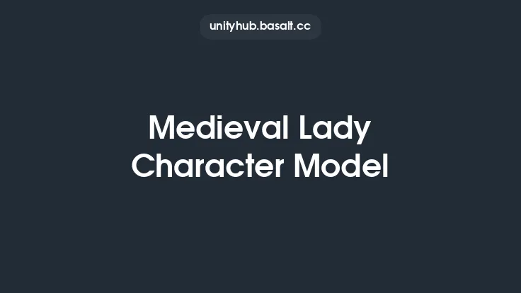 Medieval Lady Character Model Thumbnail