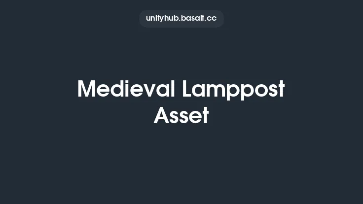 Medieval Lamppost Asset Thumbnail