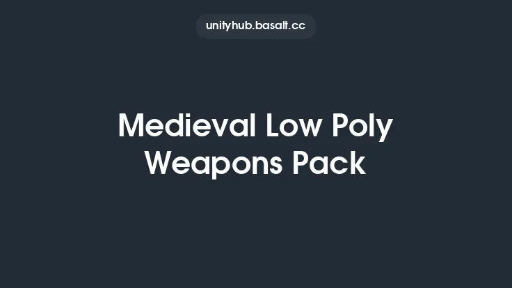 Medieval Low Poly Weapons Pack Thumbnail