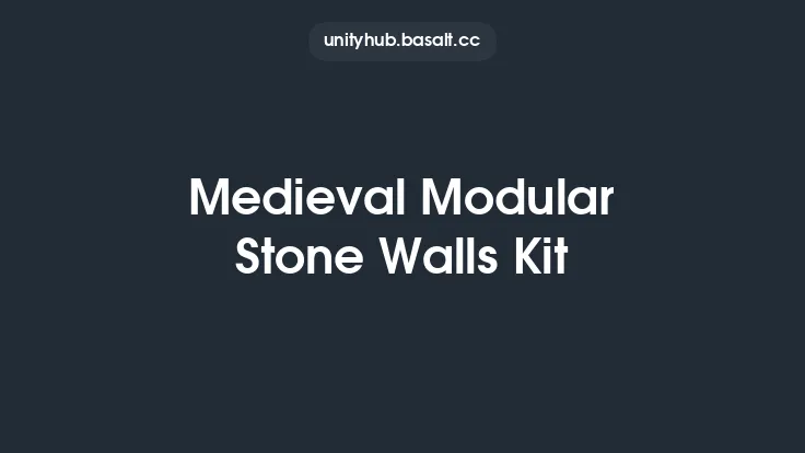 Medieval Modular Stone Walls Kit Thumbnail