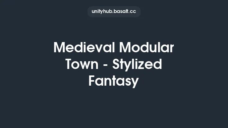 Medieval Modular Town - Stylized Fantasy Thumbnail