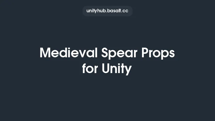 Medieval Spear Props for Unity Thumbnail