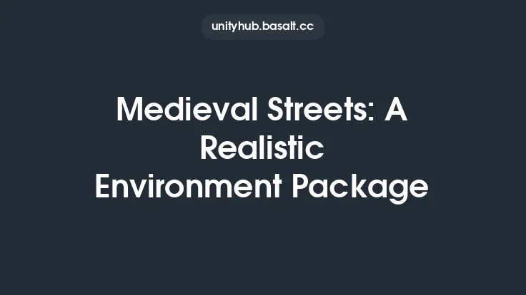 Medieval Streets: A Realistic Environment Package Thumbnail
