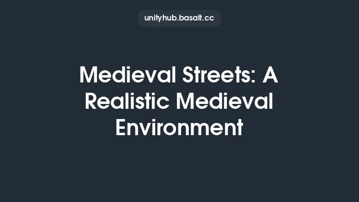 Medieval Streets: A Realistic Medieval Environment Thumbnail