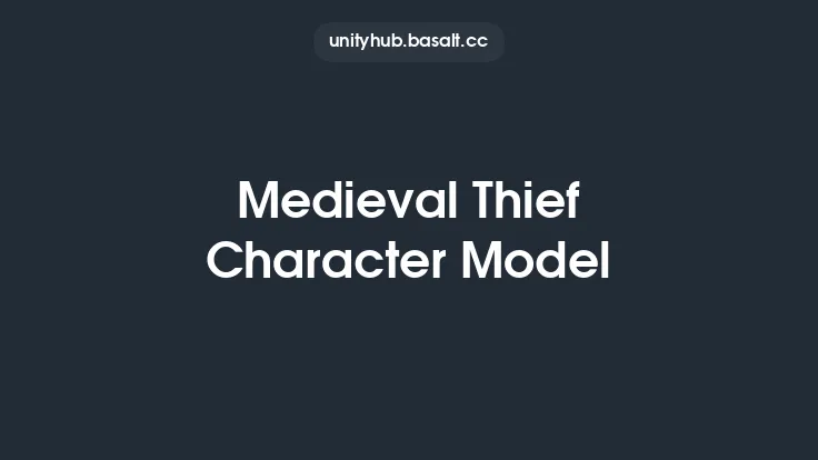 Medieval Thief Character Model Thumbnail