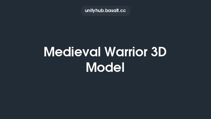 Medieval Warrior 3D Model Thumbnail