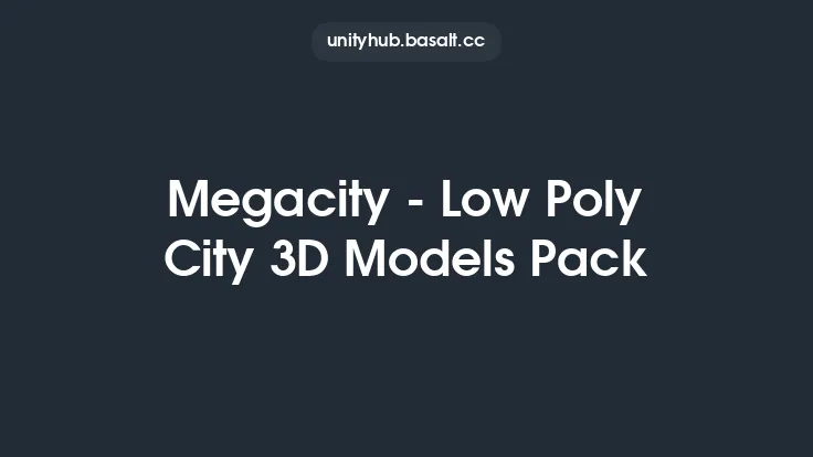 Megacity - Low Poly City 3D Models Pack Thumbnail