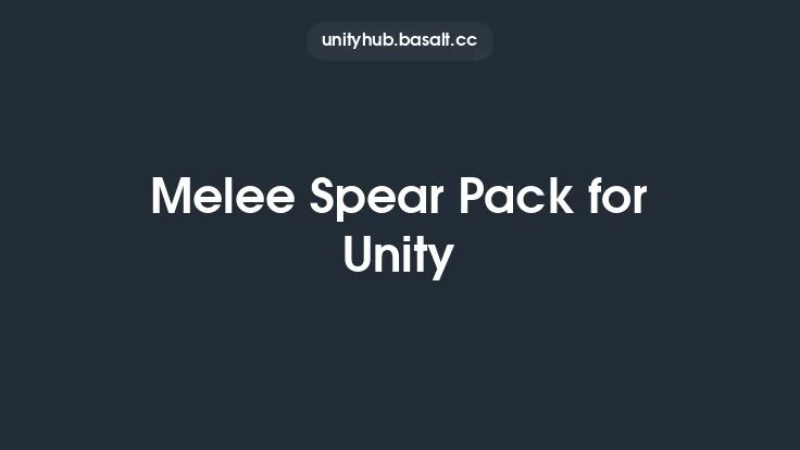Melee Spear Pack for Unity Thumbnail