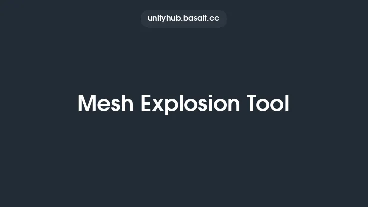Mesh Explosion Tool Thumbnail