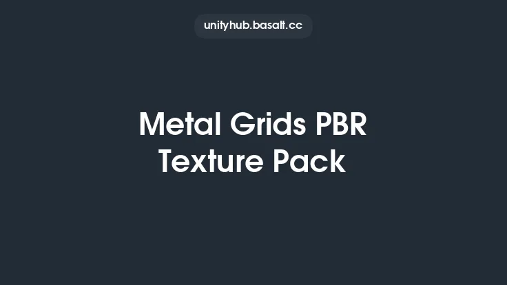Metal Grids PBR Texture Pack Thumbnail
