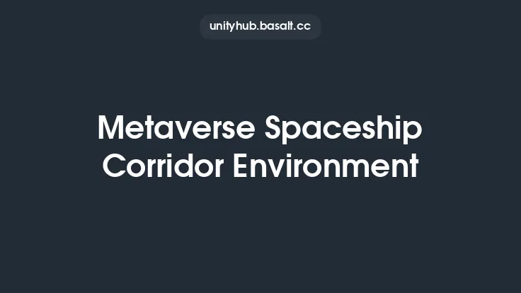 Metaverse Spaceship Corridor Environment Thumbnail