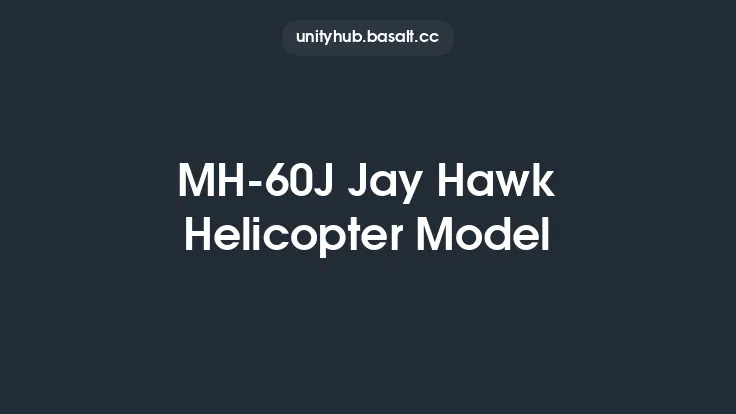 MH-60J Jay Hawk Helicopter Model Thumbnail