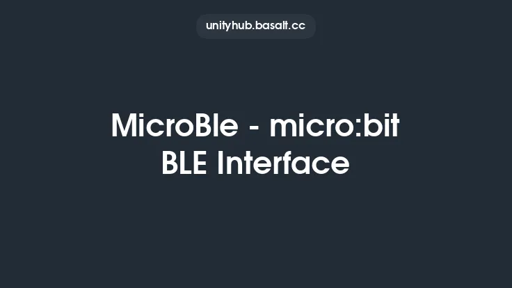 MicroBle - micro:bit BLE Interface Thumbnail