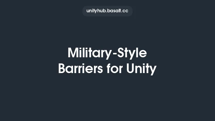 Military-Style Barriers for Unity Thumbnail