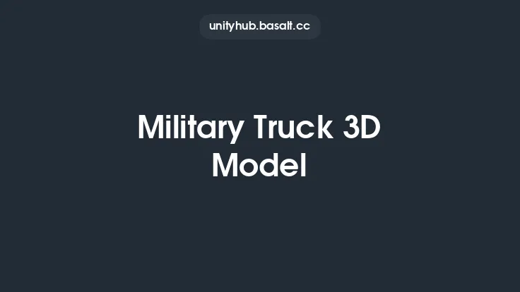 Military Truck 3D Model Thumbnail