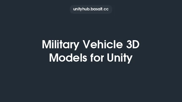 Military Vehicle 3D Models for Unity Thumbnail