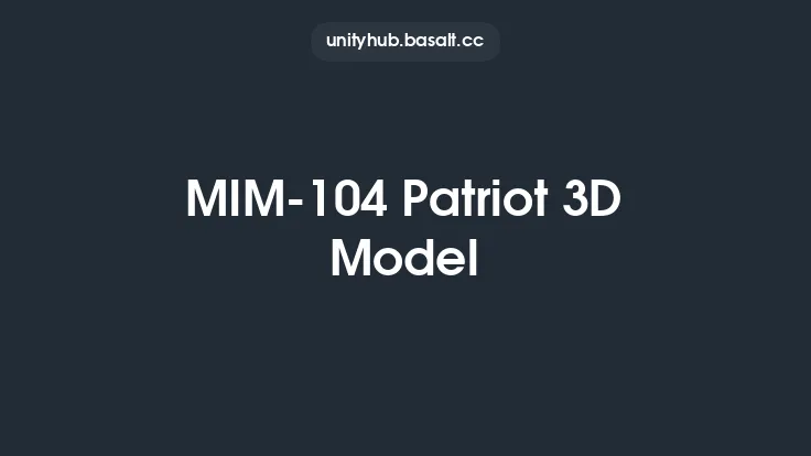MIM-104 Patriot 3D Model Thumbnail