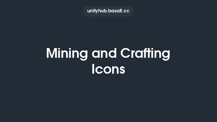 Mining and Crafting Icons Thumbnail